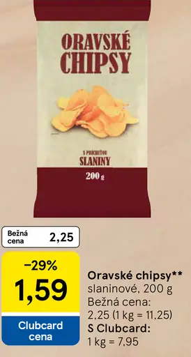 Oravské chipsy slaninové