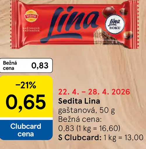 Sedita Lina gaštanová