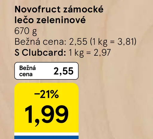 Novofruct Zámocké lečo zeleninové