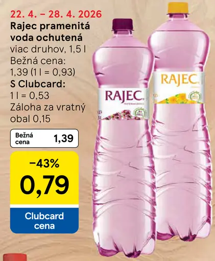 Rajec Pramenitá voda sýtená