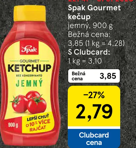 Spak Gourmet Kečup jemný