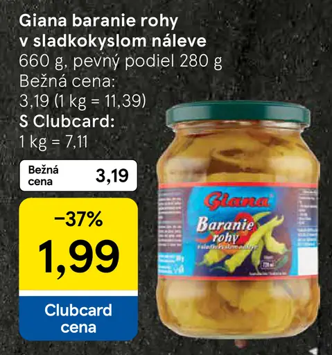 Giana baranie rohy v sladkokyslom náleve