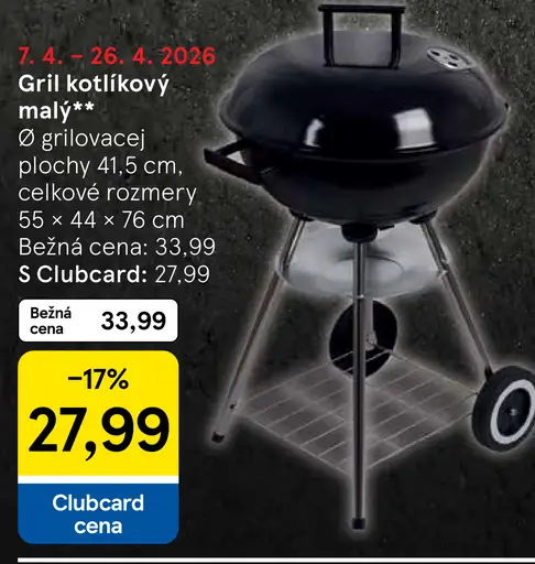 Gril kotlíkový malý