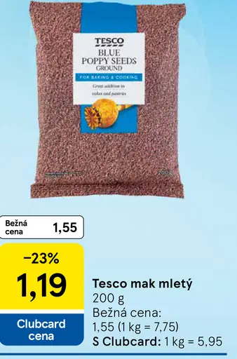 Tesco mak mletý