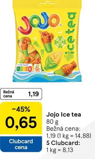 Jojo Ice tea želé cukríky