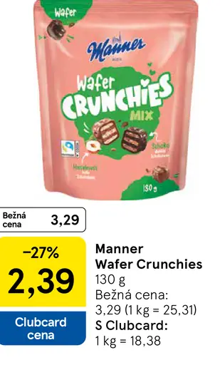 Manner Wafer Crunchies mix