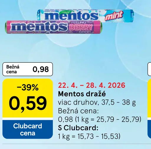 Mentos dražé