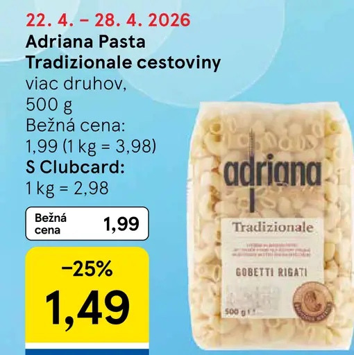 Adriana Pasta Tradizionale cestoviny