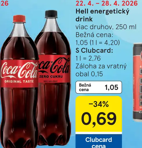 Hell energetický drink viac druhov