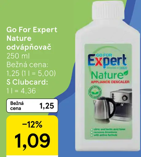 Go For Expert Nature odvápňovač