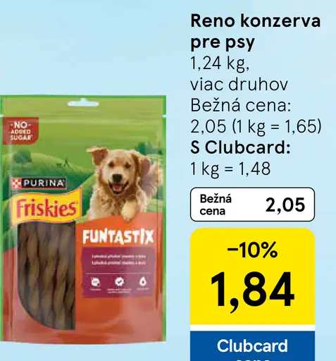 Friskies Pochúťka pre psy funtastix