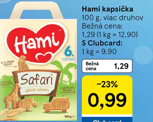 Hami kapsička ovocná výživa