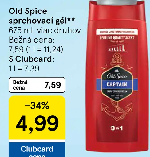 Old Spice sprchový gél