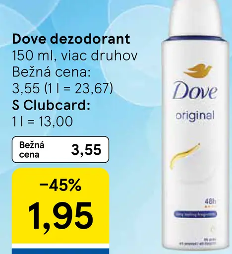 Dove dezodorant sprej