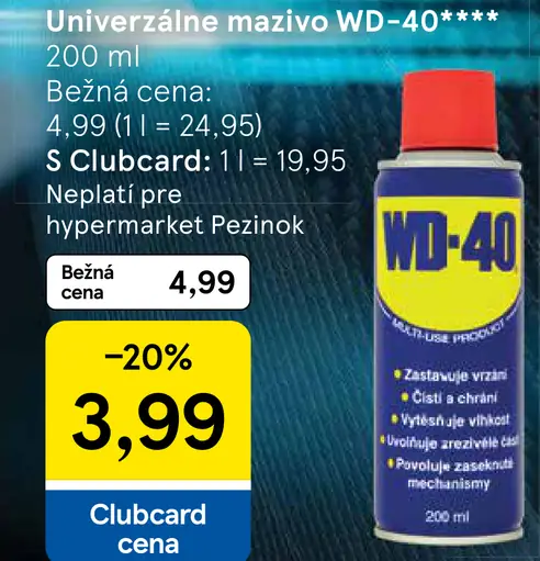 WD-40 Univerzálne mazivo