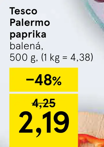 Tesco paprika Palermo balená