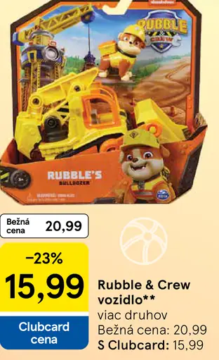 Rubble & Crew vozidlo