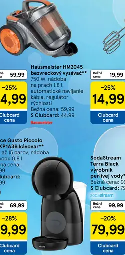 Hausmeister HM2045 bezvreckový vysávač