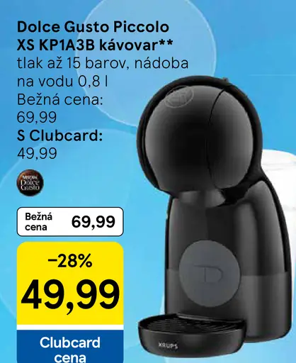 Dolce Gusto Piccolo XS KP1A3B kávovar