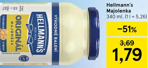Hellmann's Majolenka originál
