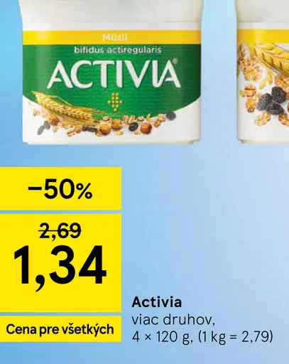 Activia jogurt bifidus