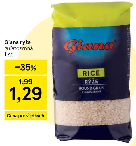 Giana Guľatozrnná ryža