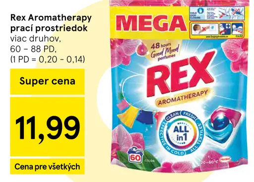 Rex Aromatherapy prací prostriedok