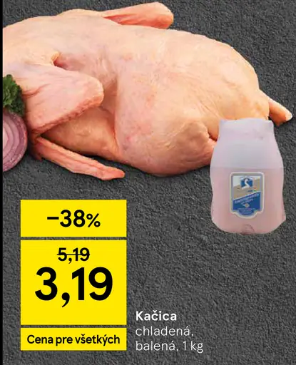 Kačica chladená, balená