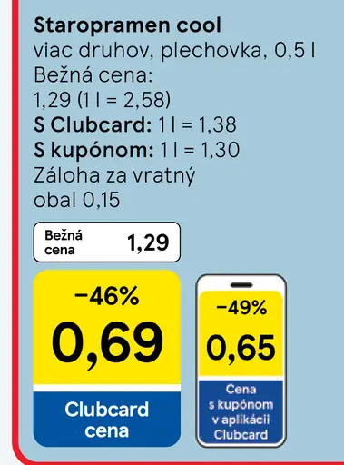 Staropramen Cool plechovka