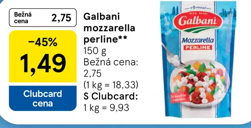 Galbani mozzarella Perline