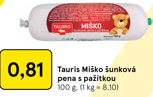Tauris Miško šunková pena s pažítkou