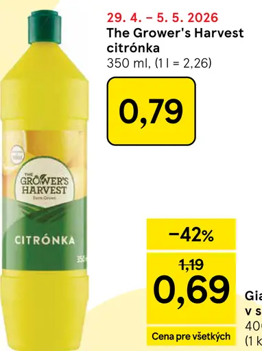 The Grower's Harvest citrónka