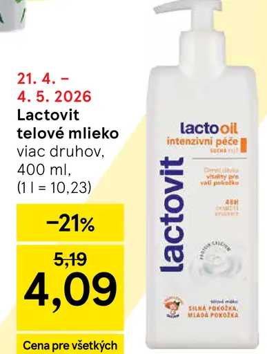 Lactovit Telové mlieko