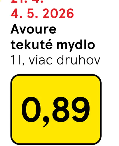 Avoure tekuté mydlo