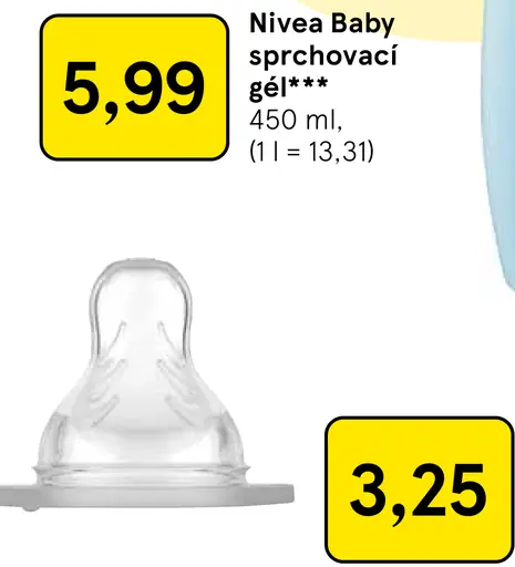Nivea Baby detský sprchovací gél
