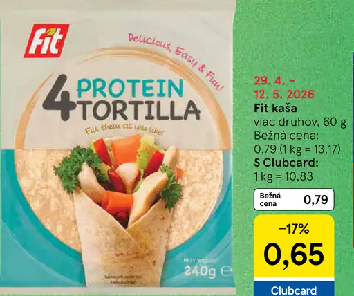 Fit Protein 4 tortilla