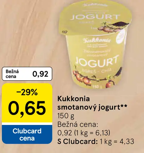 Kukkónia smotanový jogurt