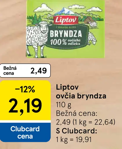 Liptov ovčia bryndza