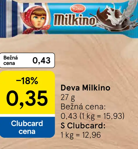 Deva Milkino tyčinka