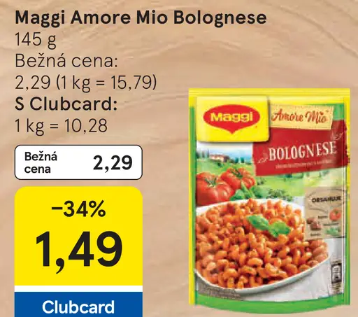 Maggi Amore Mio Bolognese omáčka