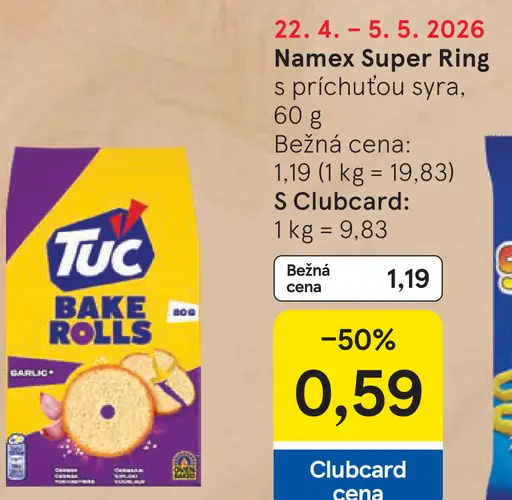 TUC Bake Rolls snack
