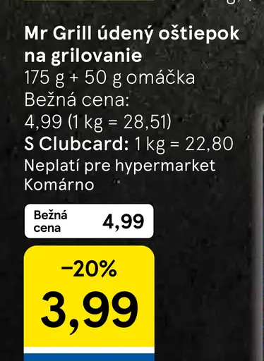 Mr. Grill údený oštiepok na grilovanie