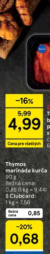 Thymos Marináda kurča