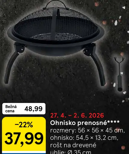 Ohnisko prenosné
