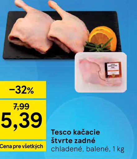 Tesco kačacie štvrte sous-vide