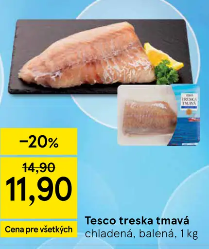 Tesco treska tmavá