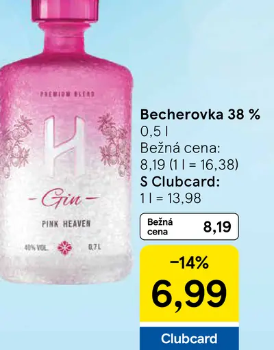 Becherovka Bylinný likér 38 %