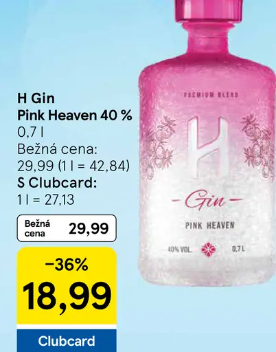 H gin pink heaven 40 %