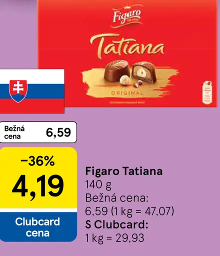 Figaro Tatiana pralinky originál