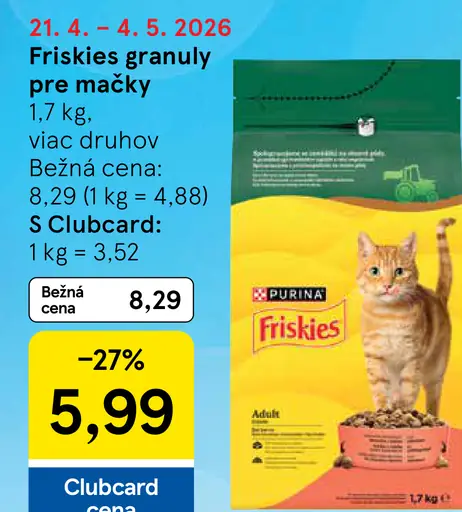 Friskies granuly pre mačky